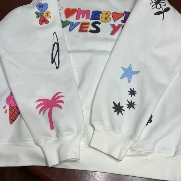 The Mayfair Group @ISCREAMCOLOR Sweatshirt Crewneck Somebody Loves You - Picture 10 of 13